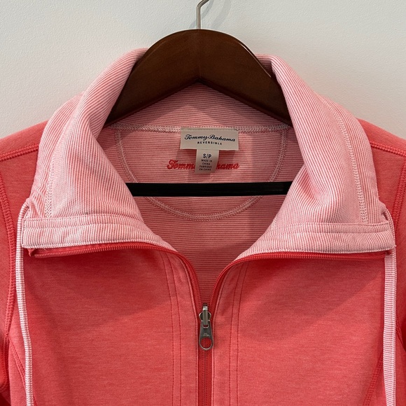Tommy Bahama Coral Quarter-Zip Pullover - Picture 2 of 8